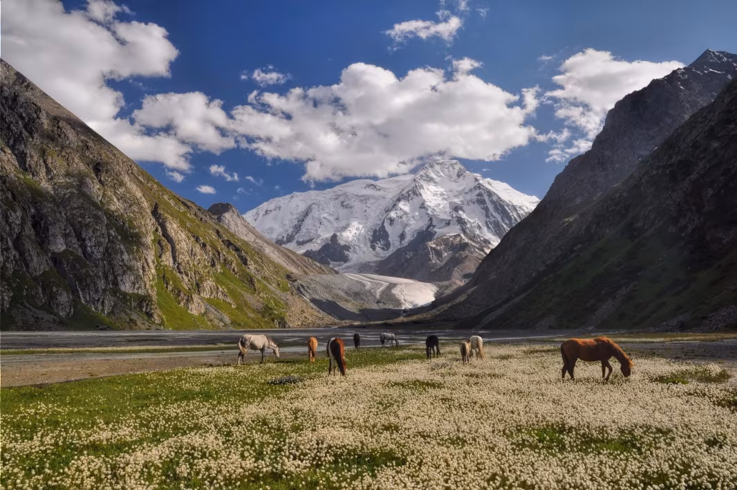 Le long des sentiers kirghizes à cheval